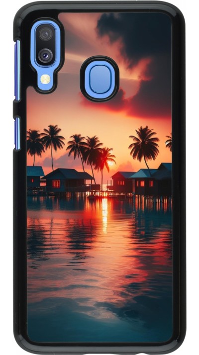 Samsung Galaxy A40 Case Hülle - Paradies Malediven