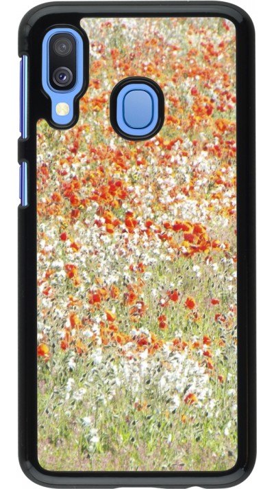Coque Samsung Galaxy A40 - Petites fleurs peinture