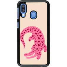 Coque Samsung Galaxy A40 - Pink crocodile 2026