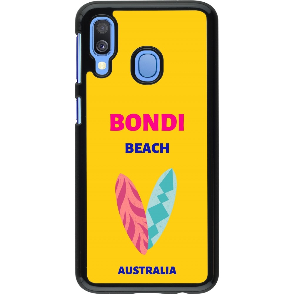 Samsung Galaxy A40 Case Hülle - Pop Summer Destination Bondi