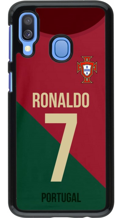 Coque Samsung Galaxy A40 - Football shirt Ronaldo Portugal