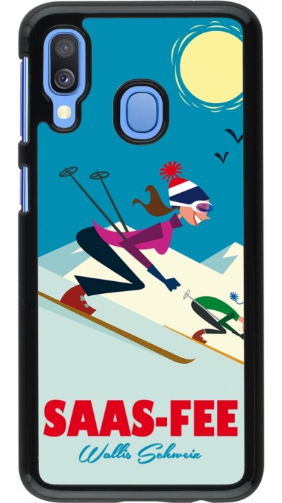 Coque Samsung Galaxy A40 - Saas-Fee Ski Downhill