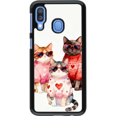 Coque Samsung Galaxy A40 - Saint Valentines Day 26 Cat Love