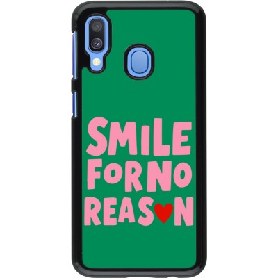 Coque Samsung Galaxy A40 - Smile for no reason 2026