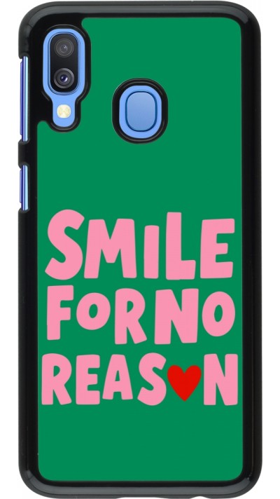 Coque Samsung Galaxy A40 - Smile for no reason 2026