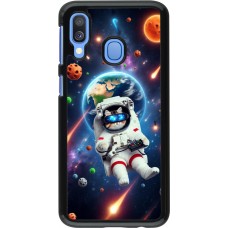 Samsung Galaxy A40 Case Hülle - VR SpaceCat Odyssee