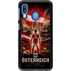 Coque Samsung Galaxy A40 - Football Autriche splash 2026