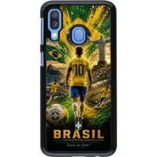 Coque Samsung Galaxy A40 - Football Brésil splash 2026