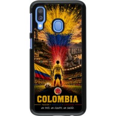 Coque Samsung Galaxy A40 - Football Colombie splash 2026