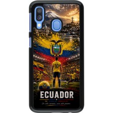 Coque Samsung Galaxy A40 - Football Équateur splash 2026