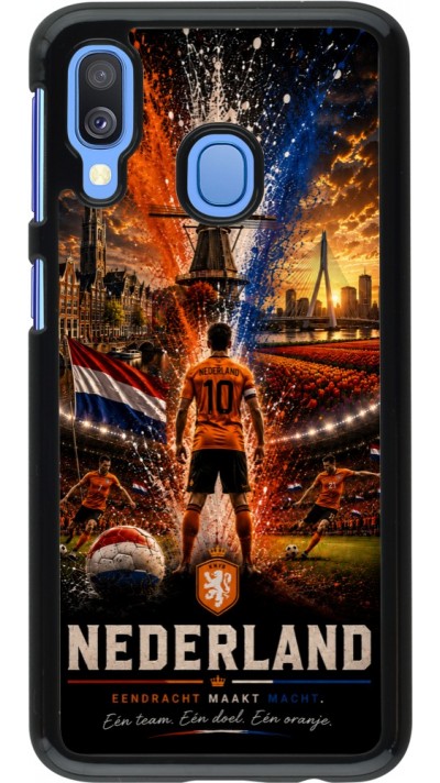 Coque Samsung Galaxy A40 - Football Pays-Bas splash 2026