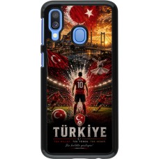 Coque Samsung Galaxy A40 - Football Turquie splash 2026