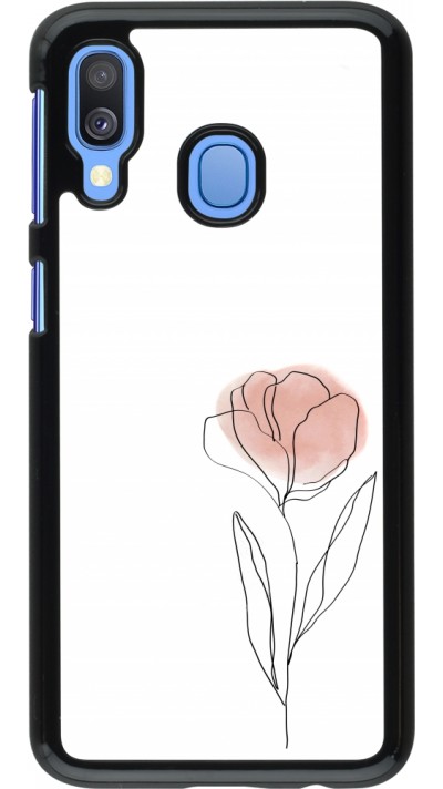 Coque Samsung Galaxy A40 - Spring 23 minimalist flower