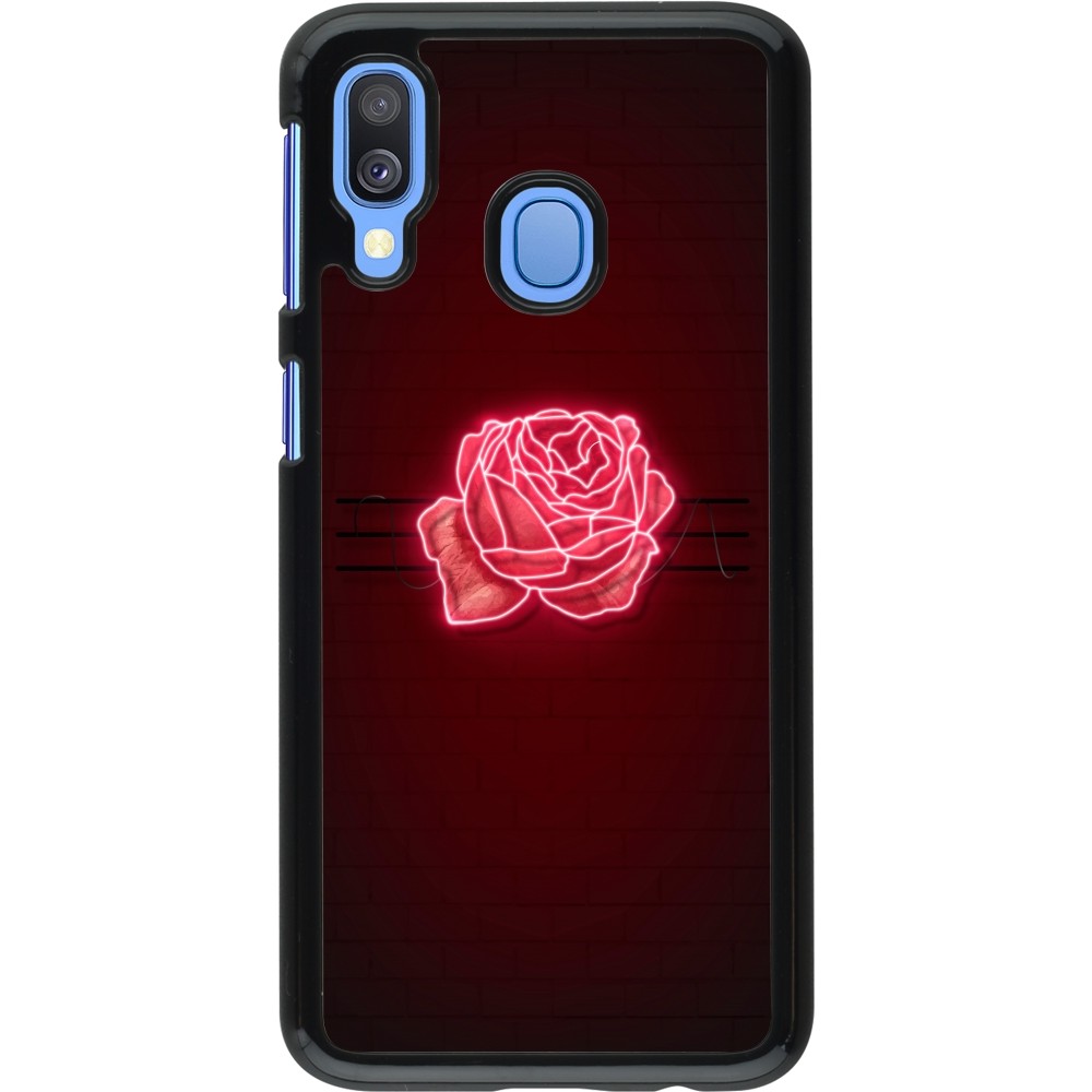 Samsung Galaxy A40 Case Hülle - Spring 23 neon rose