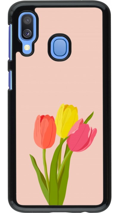 Coque Samsung Galaxy A40 - Spring 23 tulip trio