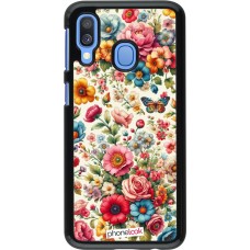 Samsung Galaxy A40 Case Hülle - Spring 25 fruehling bluetend