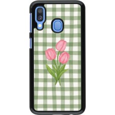 Coque Samsung Galaxy A40 - Green vichy tulips 2026