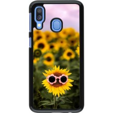 Coque Samsung Galaxy A40 - Sunflower with glasses 2026