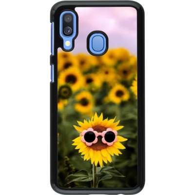 Coque Samsung Galaxy A40 - Sunflower with glasses Spring 2026