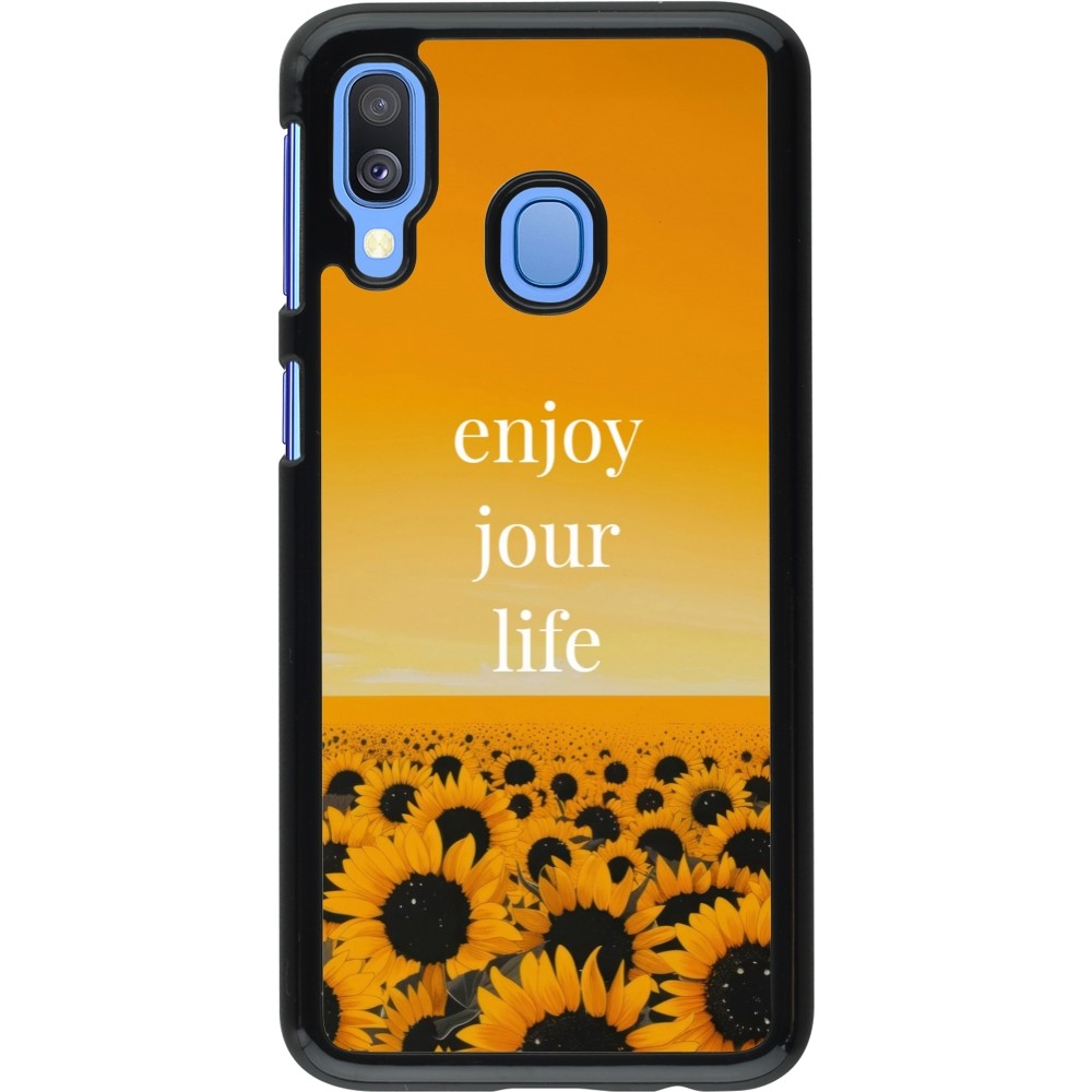Samsung Galaxy A40 Case Hülle - Summer 2025 Enjoy your life
