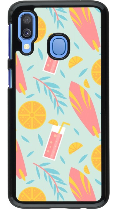 Coque Samsung Galaxy A40 - Summer 2025 Pattern citron