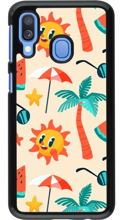 Coque Samsung Galaxy A40 - Summer 2025 Pattern soleil