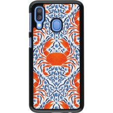 Samsung Galaxy A40 Case Hülle - Crabs and pearls Summer 2026