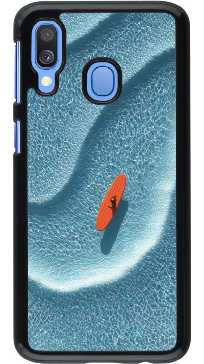Samsung Galaxy A40 Case Hülle - Orange surf Summer 2026