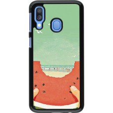 Samsung Galaxy A40 Case Hülle - Views through a watermelon Summer 2026