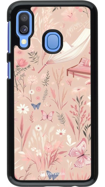 Samsung Galaxy A40 Case Hülle - Sommer Pastellmuster