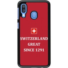 Samsung Galaxy A40 Case Hülle - Switzerland Great Since 1291