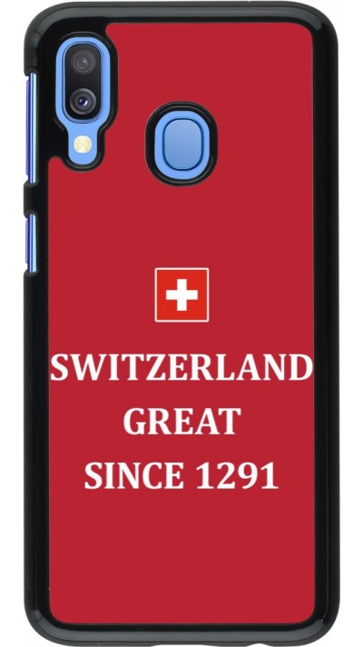 Samsung Galaxy A40 Case Hülle - Switzerland Great Since 1291