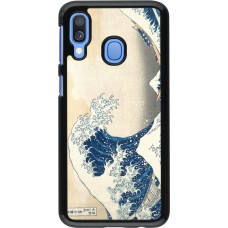 Samsung Galaxy A40 Case Hülle - Kunstbild - Die große Welle vor Kanagawa - Hokusai