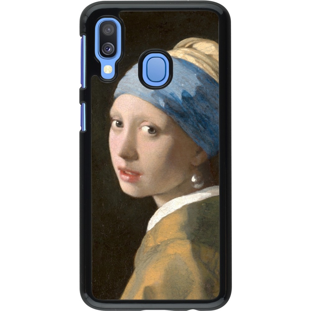 Samsung Galaxy A40 Case Hülle - Kunstbild - Das Mädchen mit dem Perlenohrring - Jan Vermeer