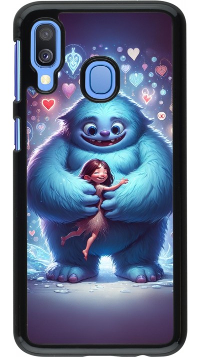Coque Samsung Galaxy A40 - Valentine 2024 Fluffy Love