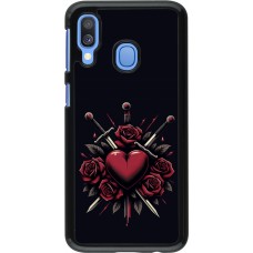 Coque Samsung Galaxy A40 - Valentine 2024 gothic love