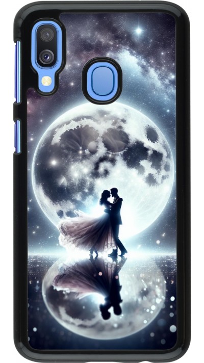 Coque Samsung Galaxy A40 - Valentine 2024 Love under the moon