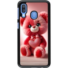 Coque Samsung Galaxy A40 - Valentine 2024 Ourson rose