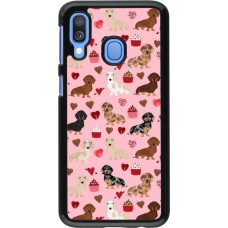 Coque Samsung Galaxy A40 - Valentine 2024 puppy love