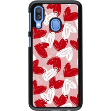Samsung Galaxy A40 Case Hülle - Valentine 2024 with love heart