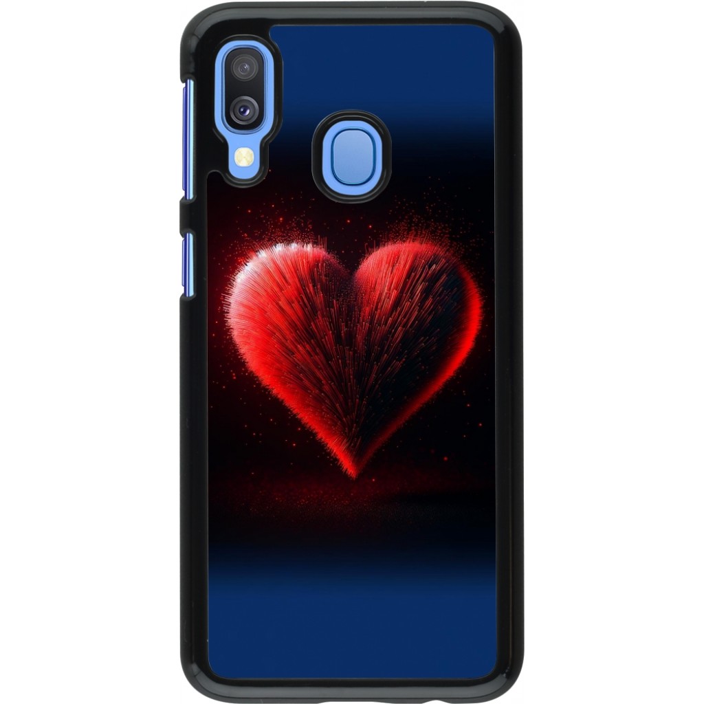 Coque Samsung Galaxy A40 - Valentine 2025 coeur rouge - Acheter sur PhoneLook