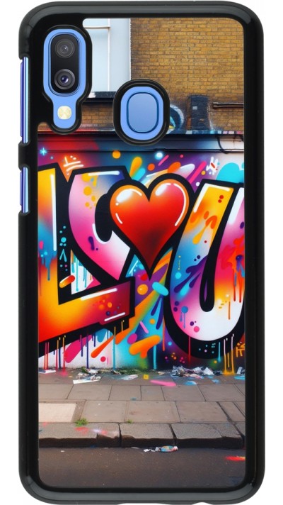 Samsung Galaxy A40 Case Hülle - Valentin 2025 Liebe U Tag