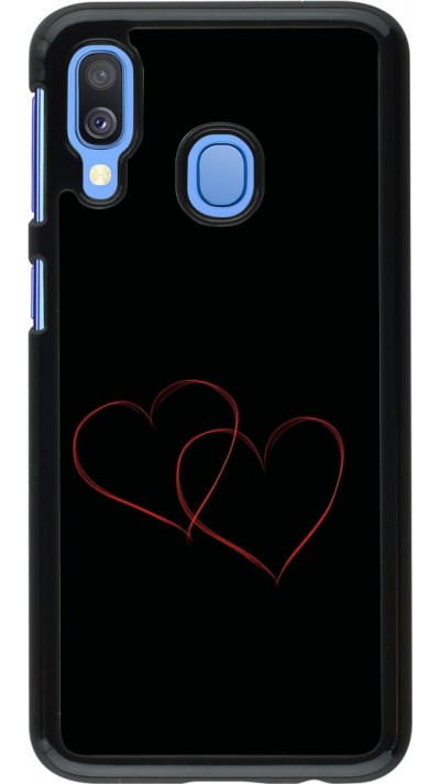 Coque Samsung Galaxy A40 - Valentine 2023 attached heart