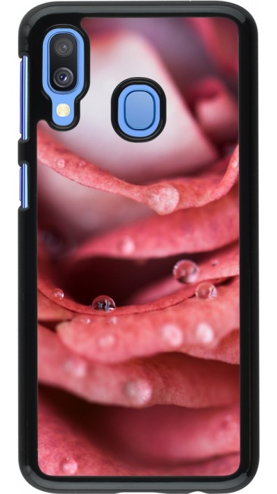 Coque Samsung Galaxy A40 - Valentine 2023 wet petals