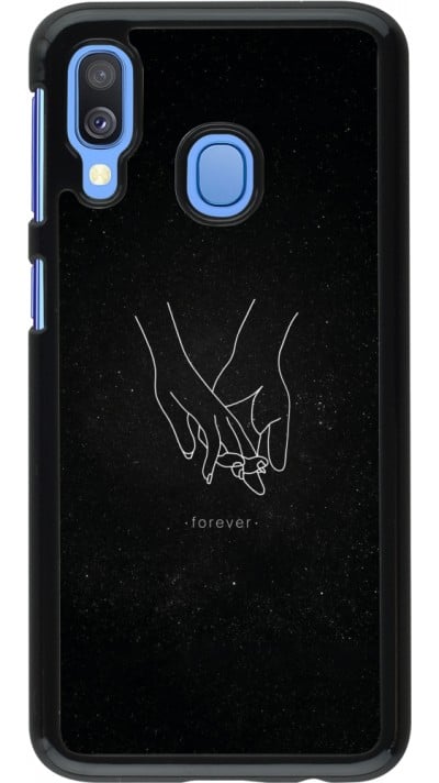 Coque Samsung Galaxy A40 - Valentine 2023 hands forever