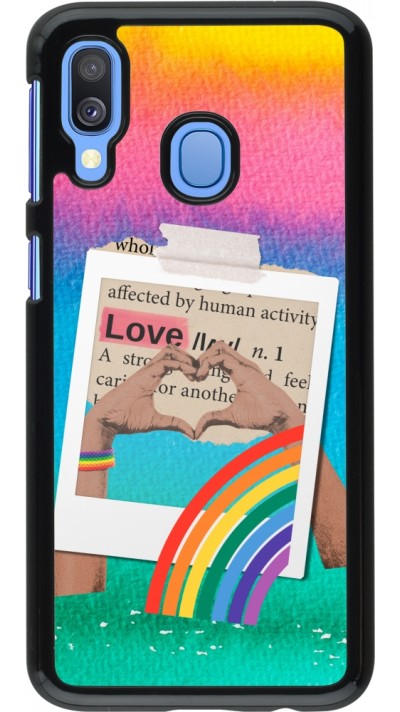 Coque Samsung Galaxy A40 - Valentine 2023 love is for everyone