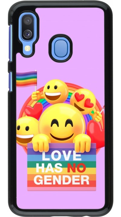Coque Samsung Galaxy A40 - Valentine 2023 love has no gender