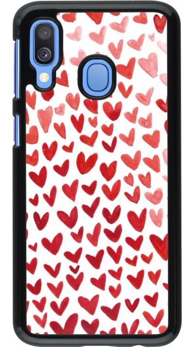 Coque Samsung Galaxy A40 - Valentine 2023 multiple red hearts