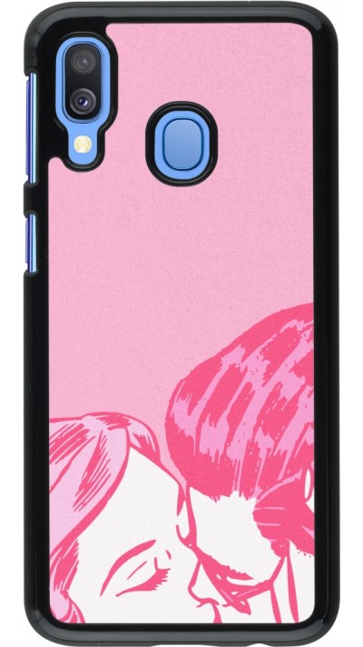 Coque Samsung Galaxy A40 - Valentine 2023 retro pink love
