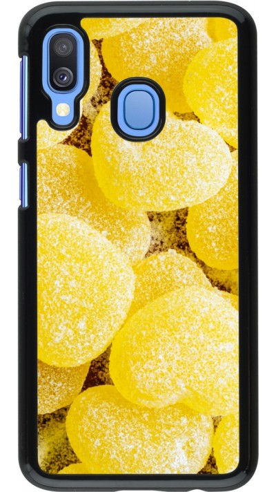 Coque Samsung Galaxy A40 - Valentine 2023 sweet yellow hearts